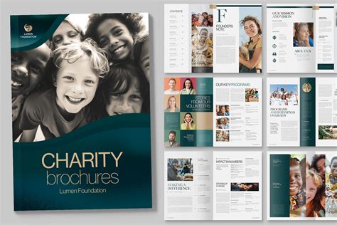 charity brochure template